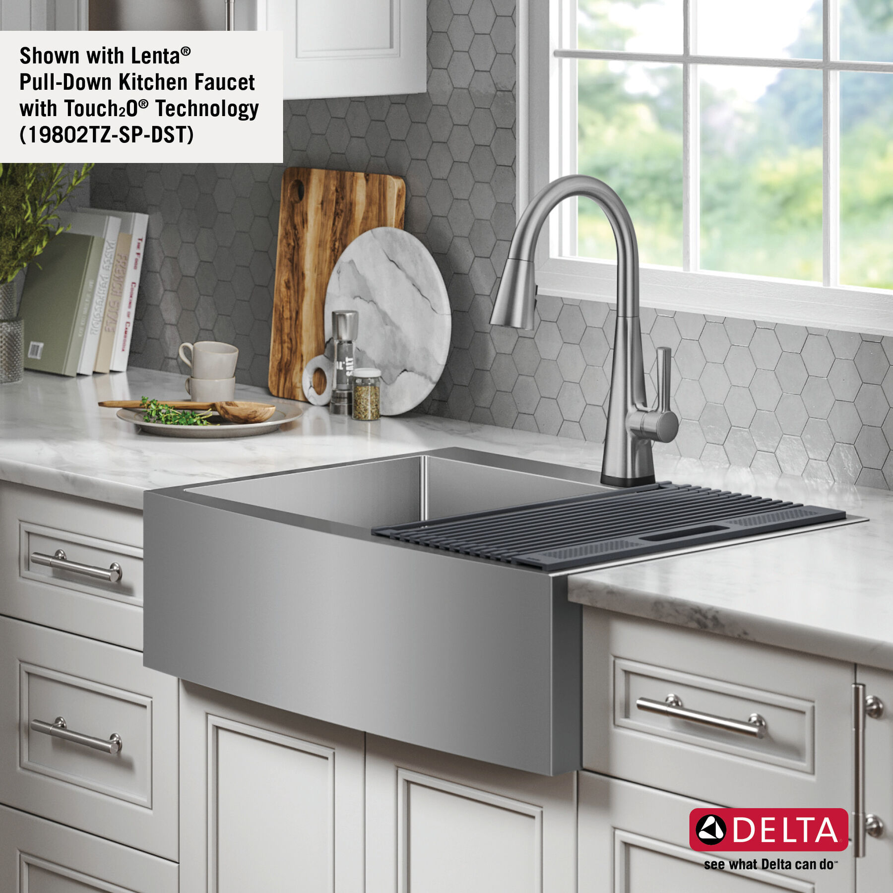 Lavabo de cocina para reacondicionamiento estilo campestre/borde delantero con un receptáculo de acero inoxidable calibre 16 de 30", para instalación de montaje bajo encimera/encastrado con accesorios, imagen 12